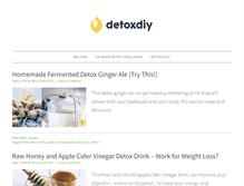 Tablet Screenshot of detoxdiy.com